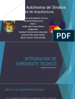 Integracion de Expediente Tecnico