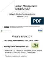 Config Management Rancid