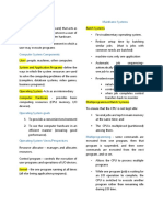 Operating System Mainframe Systems