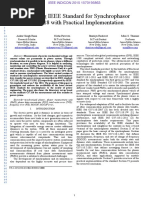 Exploring IEEE Standard For Synchrophasor C37.118 With Practical Implementation