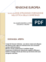 La Dimensione Europea Dell'educazione