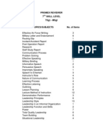 Promex Reviewer For TSGT-MSGT