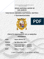 Informe V - Maquinas Electricas II - Circuito Equivalente de La Maquina Asincrona