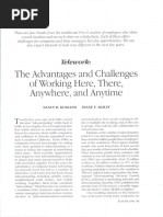 Telework The Advantages and Challenges o PDF