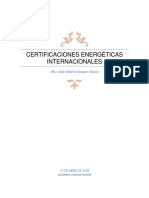 Certificaciones Energéticas Internacionales