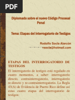 Etapas Del Interrogatorio de Testigos - Rodolfo Socla Alarcón