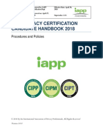 IAPP Privacy Certification Candidate Handbook 3.0.0