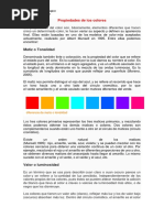 Propiedades de Los Colores