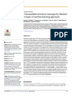 A Bioavailable Strontium Isoscape For Western Europe: A Machine Learning Approach