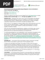 Narcissistic Personality Disorder Epidemiology, Pathogenesis, Clinical Manifestations, Course, Assessment, and Diagnosis - UpToDate