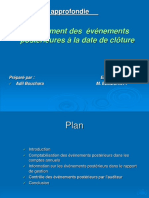 Les Evenements Postérieurs À La Date de Cloture Juin 2008