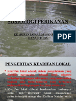 Sosiologi Perikanan-Kearifan Lokal Masyarakat Danau Toba