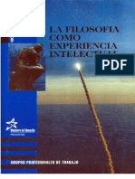 La Filosofia Como Experiencia Intelectual