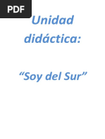 Unidad Didáctica Soy Del Sur