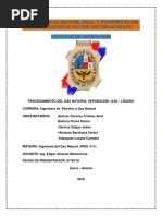 Procesamiento Del Gas Natural Separacion Gas Liquido