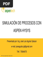 Presentacion - Introducción Aspen HYSYS