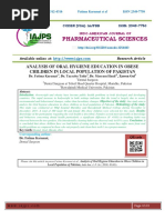 Analysis of Oral Hygiene Education in Obese Children in Local Population of Pakistan