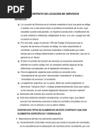 Contrato de Locacion de Servicios