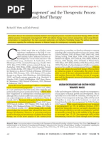 Adlerian Encouragement and The Therapeutic Process of Solution-Focused Brief Therapy