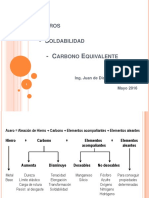 Aceros - Soldabilidad - Carbono Equival.