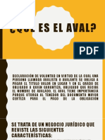 El Aval en Los Titulos Valores