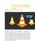 Errores Más Comunes Del Ticketing y Cómo Evitarlos Con Un Buen Software de Gestión de Ticket