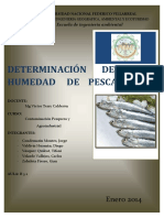 Determinacion de Humedad de Pescado 1 P PDF