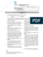 PLNM - B1 - Ficha de Avaliação 2º Período