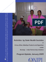 Activities by State Health Societies in Orissa, Bihar, Madhya Pradesh and Rajasthan Under NIPI - Jan 2009-495