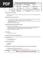 Grand Case Presentation Guidelines