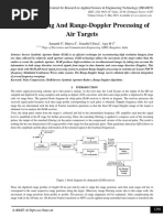 ISAR Imaging and Range-Doppler Processing of Air Targets