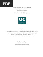 SYNTHESIS, STRUCTURAL CHARACTERIZATION AND SPECTROSCOPIC STUDY OF NANOCRISTALLINE AND MICROCRYSTALLINE MATERIALSmicrocristales