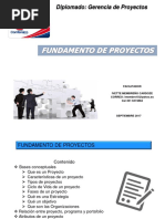 Fundamentos Basicos en Gerencia de Proyectos 2018