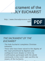 Sacrament of The Holy Eucharist