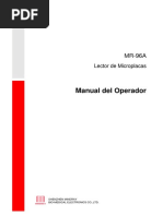 Lector Mindray MR 96a Manual Usuario 1