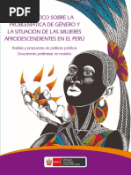 Diagnostico Sobre La Problemática de Género y La Situación de Las Mujeres Afrodescendientes en El PDF