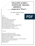 Investigación Acerca Del Concepto de Miasma Crónico