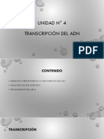 UNIDAD #5 Transcripción Del Adn