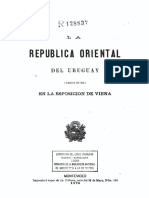 Vaillant 1873 La República Oriental Del Uruguay (América Del Sud) en La Esposición de Viena