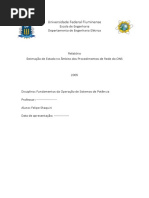 Procedimento de Rede Estimação de Estado