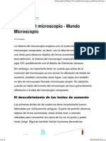 Historia Del Microscopio - Mundo Microscopio