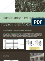 Irregularidad en Elevacion