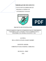 Financiamiento Como Plan Crediticio para El Crecimiento Y Desarrollo de Las Mypes Y Nuevas Empresas en La Financiera Caja Trujillo. Huanuco - 2018