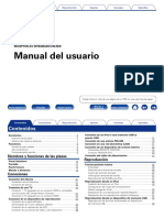 Owners Manual - Spanish - AVR-X3000