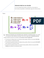 3 Formas de Calcular La Resistencia Total en Un Circuito PDF