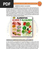 Alimentos Ácidos o Alcalinos