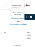 Alimentos Convencionales y No Convencionales para Animales.