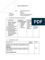 Sesion de Aprendizaje 2018 Incial