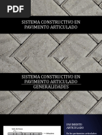 Sistema Constructivo en Pavimento Articulado