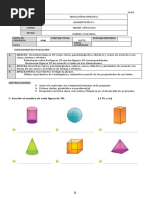 Prueba Cuerpos Geometricos 3° - Año